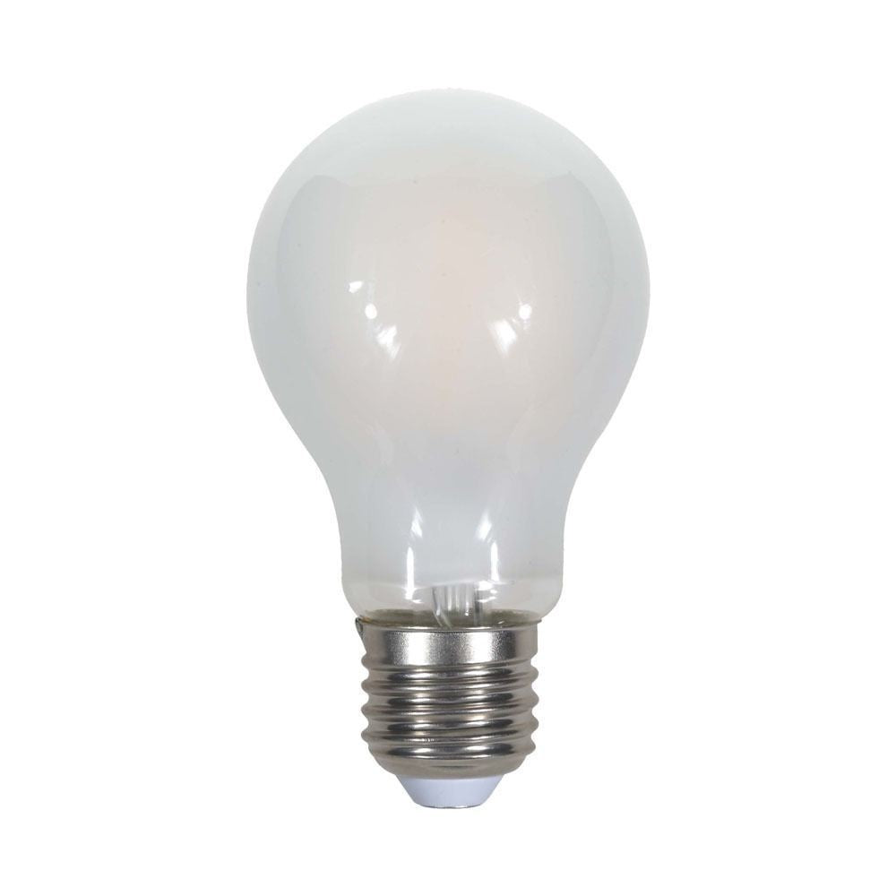 V-Tac 5W LED pære - Kultråd, matteret, A60, E27 (Erstatter 50W, 600lm, RA80)