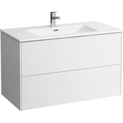 LAUFEN BASE Møbelpakke:  100 Cm Pro S Slim  2 Skuffer, Hvid