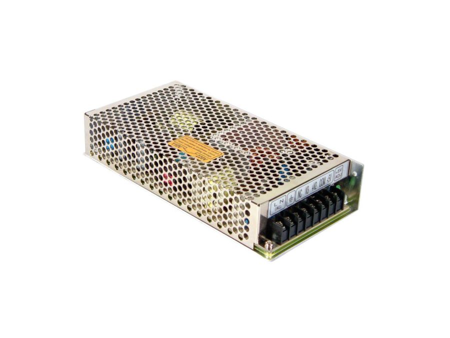 Strømforsyning til indbygning - 24Vdc + 12VDC 133,2W