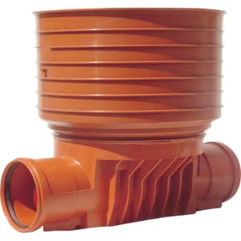 Uponor 160 x 425 mm TP1-brønd, glat, lige gennemløb
