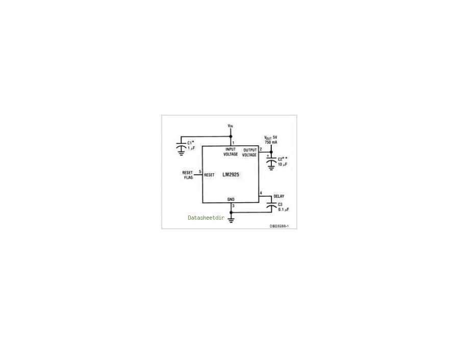 LM2925 Spændingsregulator - 5V, Low dropout (TO220-5)