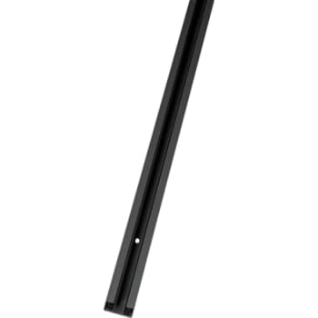 Strømskinne 1F 230V, 1M, sort, påbygning