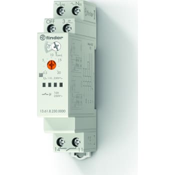 Kiprelæ elektronisk, multifunktion, 1 slutte, 16A, 12-24V AC/DC