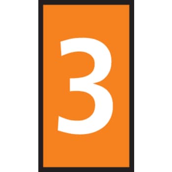 LEDNINGSMÆRKE 3 ORANGE W2