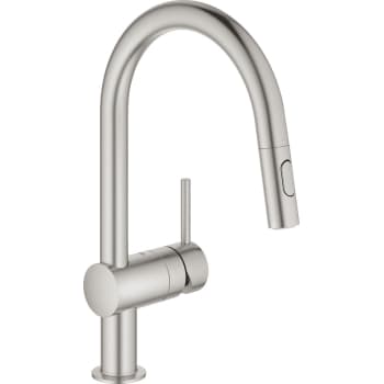 Grohe Minta, køkkenarmatur, C-tud, supersteel