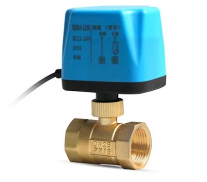 Motoriseret Kugleventil - 3/4" (DN20), NO, lukker ved 230Vac