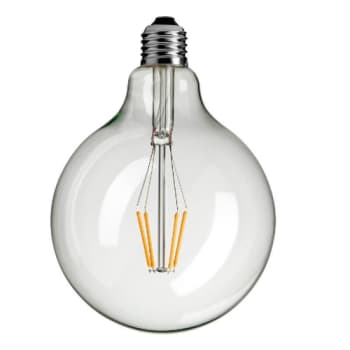 Pære LED 4W Globe Basic Klart Glas Ø95