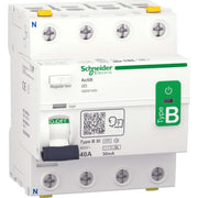 Acti9 RCCB HPFI afbryder 4P 40A 30mA klasse B-SI AC/DC til installationer med 3faset frekvensomforme
