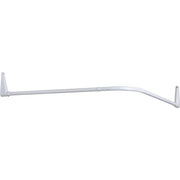 Vinkel stang 85 x 85 cm hvid