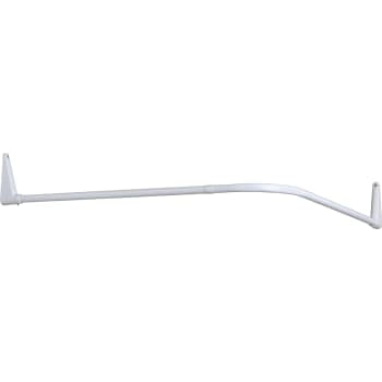 Vinkel stang 85 x 85 cm hvid