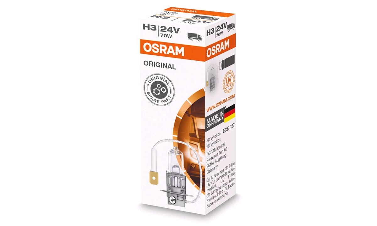 HALOGENLAMPE H3 70W 24V PK22S