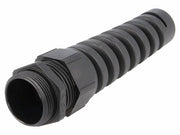 Kabelgennemføring m. aflastning - M16, IP68, Sort (4,5-10mm)