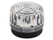 LED blinklys - 12Vdc, Ø100mm, IP20, Klar hvid