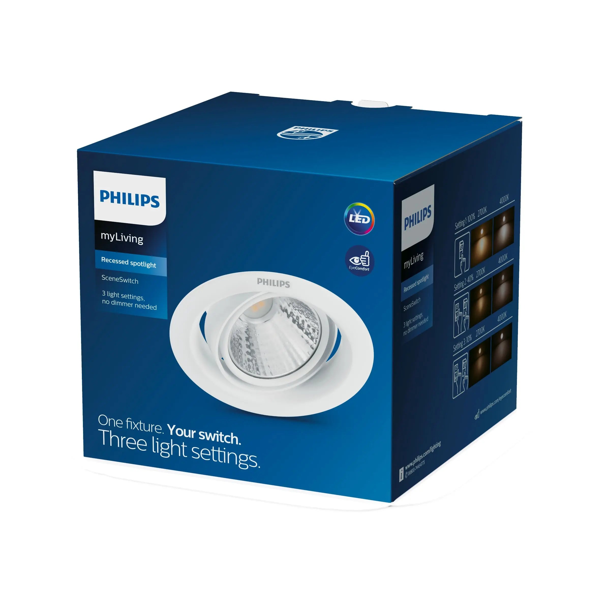 59555POMERON DIM 070 5W 40K EU recessed