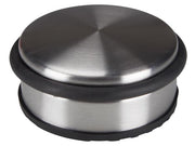 Dørstopper, Rustfri stål - Lav model, Ø10 x 4cm (1,1kg)