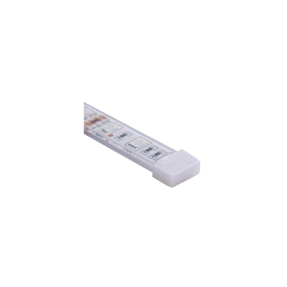 Silikone endeprop til LED strip - 14mm, IP67 & IP68 - Vandtæt silikone endeprop til LED strips på 14mm med IP67 og IP68 klassificering