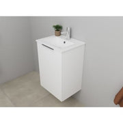 Sanibell Online usamlet møbelsæt 46x36cm mathvid med 1 låge
