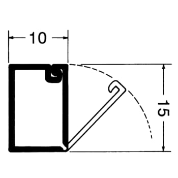 Kabelkanal komplet lfc 10015 perlehvid