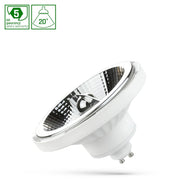 LED AR111 GU10 10W Varm Hvid Hvid Spectrum - Energibesparende lys med 5 års producentgaranti