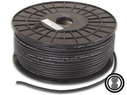 Mikrofonledning - 2 x 0,34mm² OFC Ø6mm Sort (metervare)