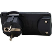 Schuko vinkelstikprop M/J sort