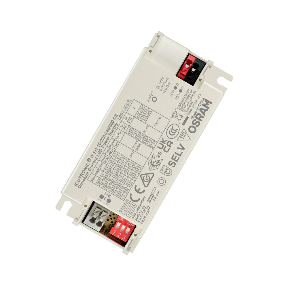Osram 21W 1-10V dæmpbar LED panel driver med 230V input