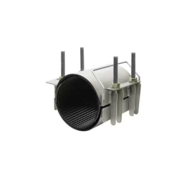 195-217/250mm AVK Bandagemuffe, 2-delt FS20, AISI316, EPDM