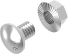 Bolt sæt M8x16mm Varm. galv.