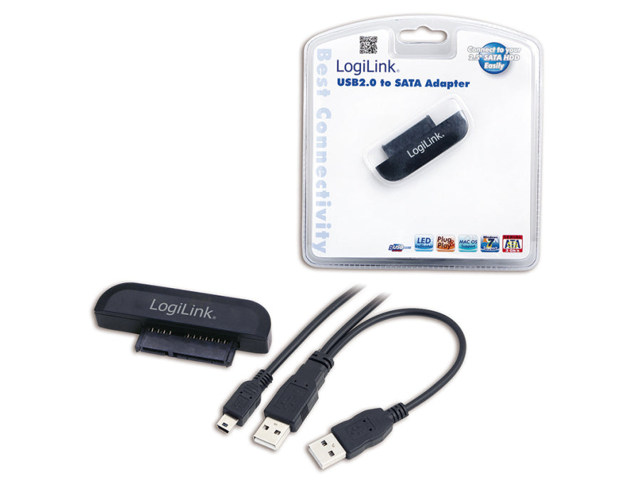 USB 2.0 til SATA adapter