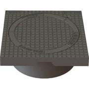 Duco 425 x 195 mm karm/dæksel m/lås, firkantet, fast, 12,5 t, GG
