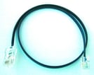 Telepatchkabel hvid RJ11-RJ45 0,5M