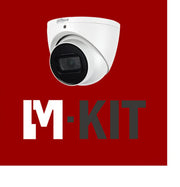 VIDEO-KIT 8 kanal NVR + 4TB-HDD PoE4 x 5MP Eyeball 2.8mm IR 4 x Bagdåse hvid