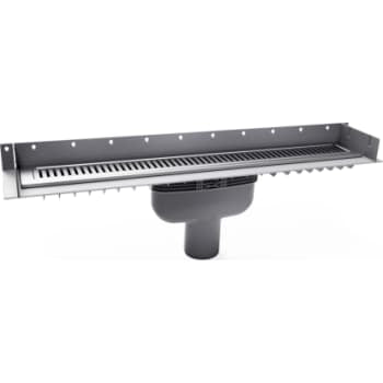 Purus Line sampak 900 komplet afløbsrende 75 mm lav lodret