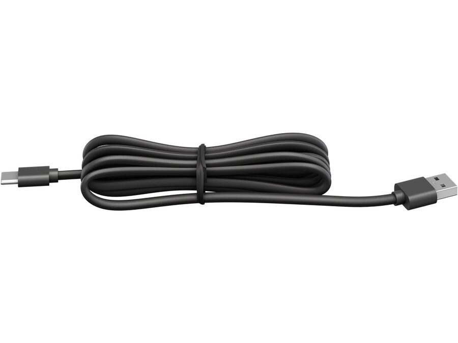 Trådløs LED solar bordlampe, sort (IP44)