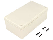 G1098 plastkabinet - Mørkegrå (135x75x50mm)