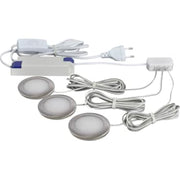 Linea kit 3 x 2.3W børstet alu 3000K