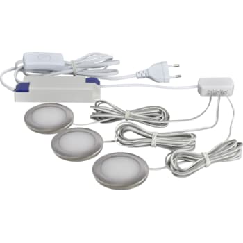 Linea kit 3 x 2.3W børstet alu 3000K