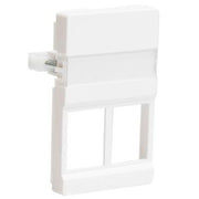 Dataudtag Fuga 1,5m for 2*Keystone montageramme - hvid