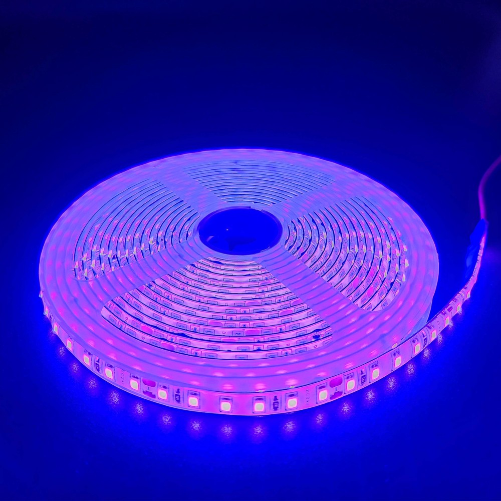 Lilla 10W/m LED Strip - 5m, 120 LED pr. meter, 24V, IP65 (5 meter)
