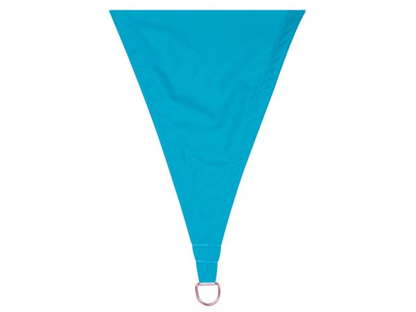 Rektangulært solsejl - 4 x 3m, HIMMELBLÅ