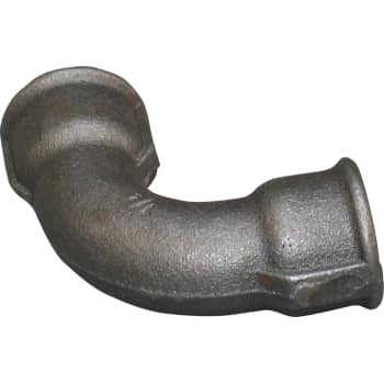 1/2" Sort bøjning 90° muffe/muffe