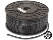 Mikrofonledning - 1 x 0,5mm² OFC Ø6mm Sort (metervare)