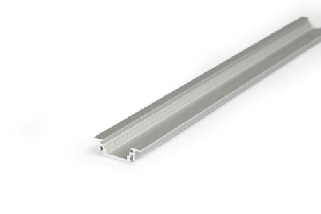 DIOFLEX Alu profil GROOVE10 BC/UX indbyg 2m 24x7mm
