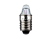 Dværglampe - 2,2V / 250mA / 0,50W Linse, E10 sokkel
