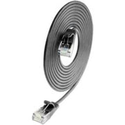 Patchkabel SLIM Light U/UTP Kat.6 0,5M PVC Ø2,8mm sort