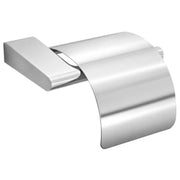 Toiletpapirholder m/frontplade, krom