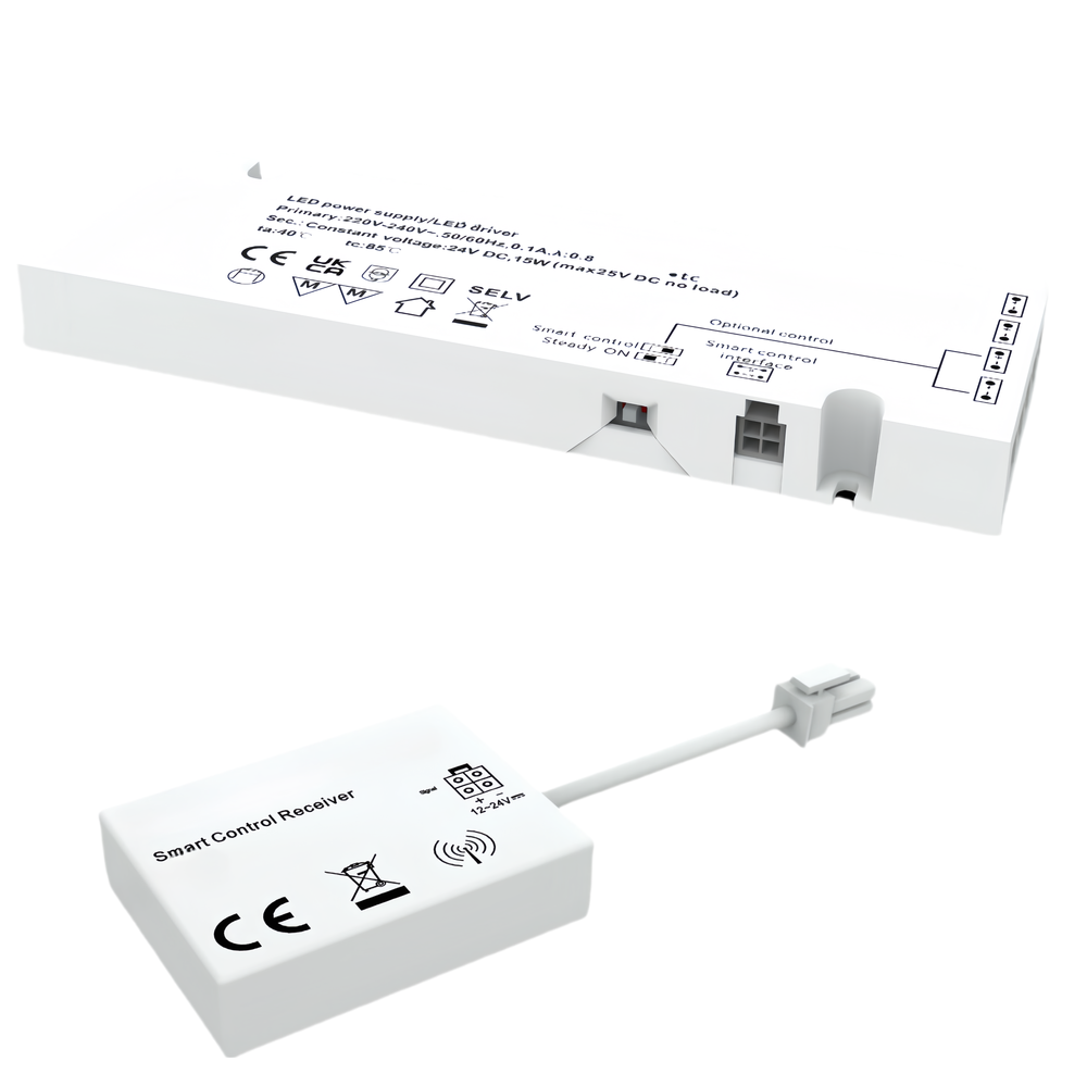 LEDlife Møbelspot Wifi strømforsyning 15W - Til Sono og Reco møbelspot, inkl. fjernbetjening