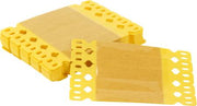 MÆRKEBJÆLKE GUL 128X15/80X15MM