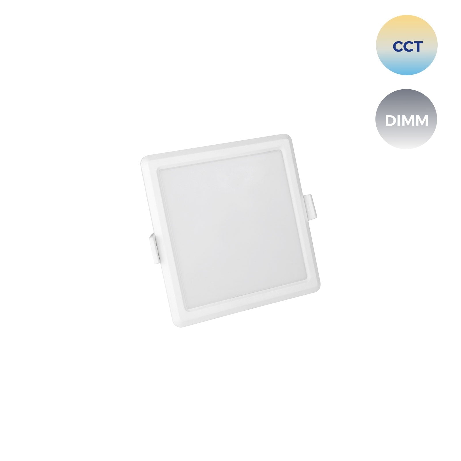 6W Led indbygnings panel 112*112mm med Justerbar kelvin