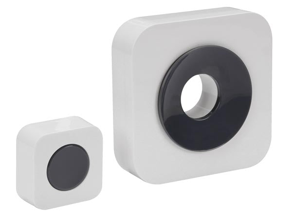 Trådløs dørklokke - Modtager + ringetryk